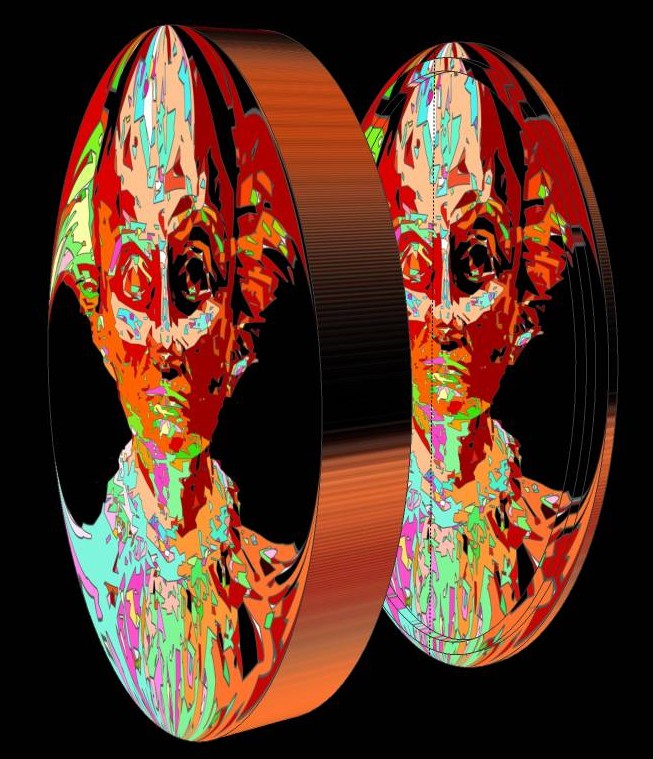 St. Yrieix 3D Box with lid - by Tony Karp - Art in the 3rd Dimension